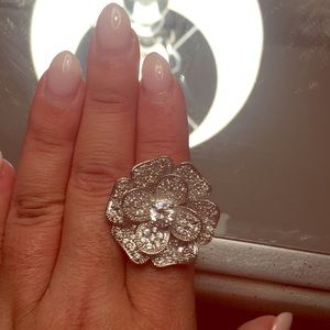 Sterling Silver Flower Ring